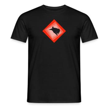 Wingsuit Fliegen Gleiten - Männer T-Shirt - Schwarz - Vorne - AI Model Male 178 light (178cm)