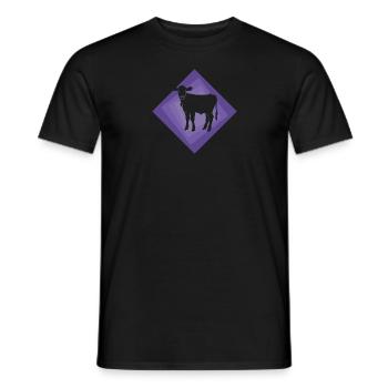 Vegan Vegan Healthy - Men's T-Shirt - black - Front - AI Model Male 178 light (178cm)