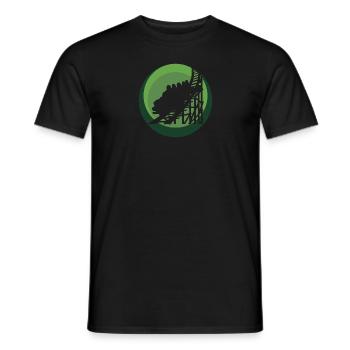 Montagnes russes Lukas rollercoaster - T-shirt homme - noir - Devant - AI Model Male 178 light (178cm)