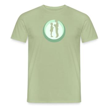 Grundschullehrer Grundschule - Männer T-Shirt - Sage - Vorne - AI Model Male 178 light (178cm)