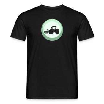 Landwirt Mähdrescher - Männer T-Shirt - Schwarz - Vorne - AI Model Male 178 light (178cm)