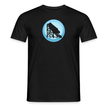 Rummel Lukas Roller Coaster - Men's T-Shirt - black - Front - AI Model Male 178 light (178cm)