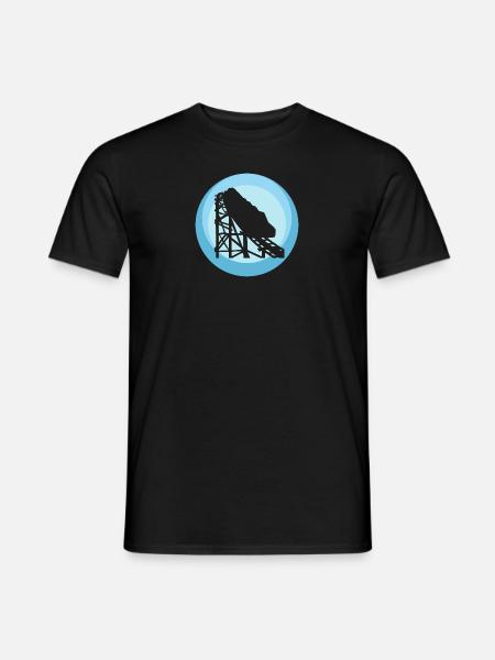 Rummel Lukas Roller Coaster - Men's T-Shirt - black