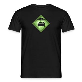 Imbiss Mahlzeit Imbisswagen - Männer T-Shirt - Schwarz - Vorne - AI Model Male 178 light (178cm)