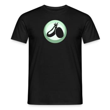 Vegan Animal Rights Speise - Männer T-Shirt - Schwarz - Vorne - AI Model Male 178 light (178cm)