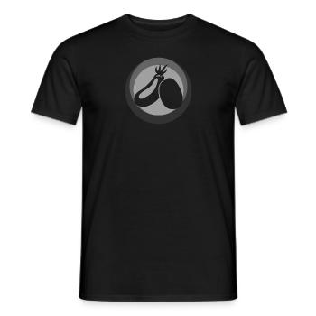 Vegan Meat Vegan - Men's T-Shirt - black - Front - AI Model Male 178 light (178cm)