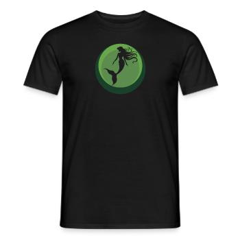Aquarium d’ailerons de créature mythique - T-shirt homme - noir - Devant - AI Model Male 178 light (178cm)