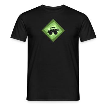 Maehdrescher Farmer Ranch - Men's T-Shirt - black - Front - AI Model Male 178 light (178cm)