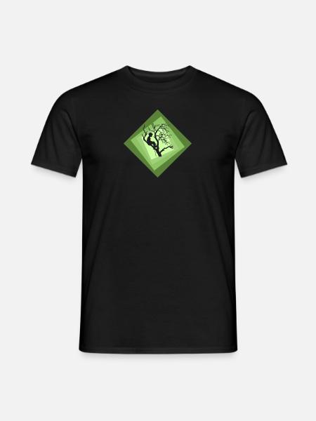 Crampons d’accrobranche - T-shirt homme - noir