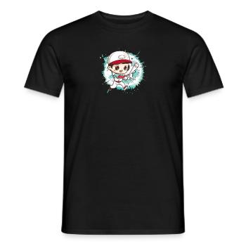 Baseball Baseball Players - Men's T-Shirt - black - Front - AI Model Male 178 light (178cm)