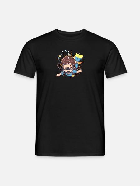 Plongée Snorkeling - T-shirt homme - noir