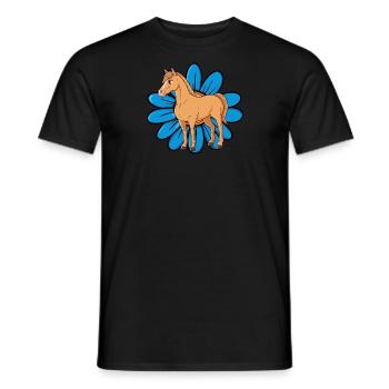 Pferde Reiter - Männer T-Shirt - Schwarz - Vorne - AI Model Male 178 light (178cm)
