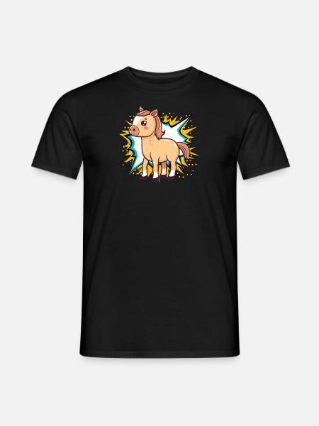 Horse Gallop - Men's T-Shirt - black