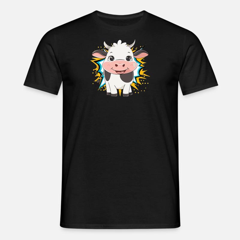 Ko-yver - T-shirt til herrer - sort