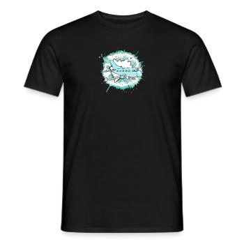 Flugzeug Fliegen Flug - Männer T-Shirt - Schwarz - Vorne - AI Model Male 178 light (178cm)