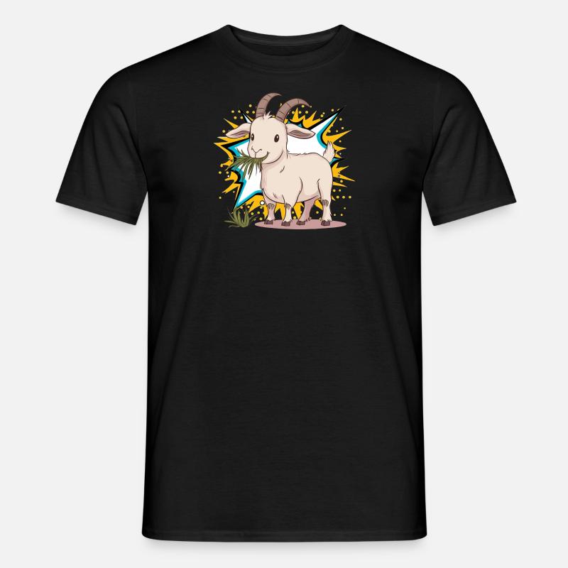Chèvre Chèvre Chèvre - T-shirt homme - noir