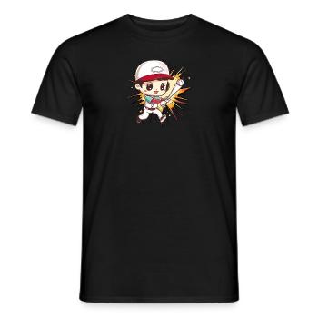 Baseball Pitcher - Männer T-Shirt - Schwarz - Vorne - AI Model Male 178 light (178cm)