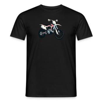 Motocross Motorsport - T-shirt homme - noir - Devant - AI Model Male 178 light (178cm)
