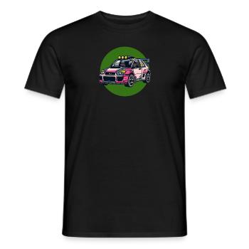 Rallye Sportwagen - Männer T-Shirt - Schwarz - Vorne - AI Model Male 178 light (178cm)