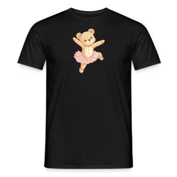 Ballerina Ballett Tänzerin - Männer T-Shirt - Schwarz - Vorne - AI Model Male 178 light (178cm)