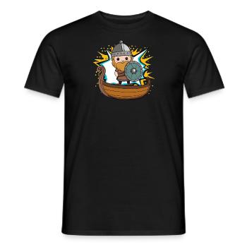 Viking Norse Norman - Men's T-Shirt - black - Front - AI Model Male 178 light (178cm)