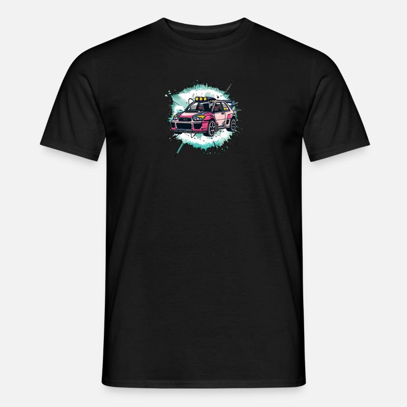 Rallye Tuning - Männer T-Shirt - Schwarz