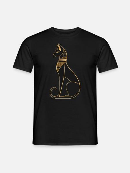 Chat égyptien - T-shirt homme - noir