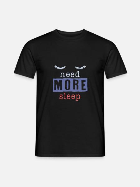 Sleep funny saying - Men's T-Shirt - black