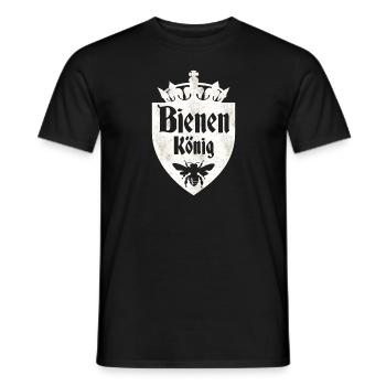 Imker Bienenkönig - Männer T-Shirt - Schwarz - Vorne - AI Model Male 178 light (178cm)
