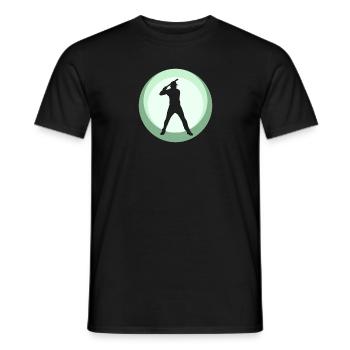 Baseball Baserunning - Männer T-Shirt - Schwarz - Vorne - AI Model Male 178 light (178cm)