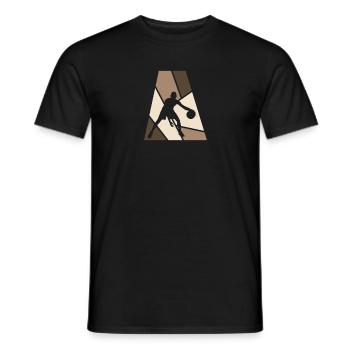 Basketball Player Hoop Hooping - Men's T-Shirt - black - Front - AI Model Male 178 light (178cm)