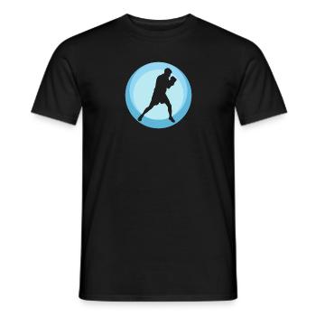 Boxing Boxer Boxing Match - Men's T-Shirt - black - Front - AI Model Male 178 light (178cm)