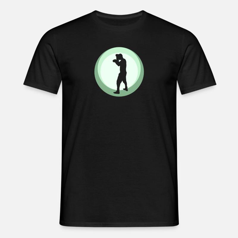 Boxen Uppercut - Männer T-Shirt - Schwarz