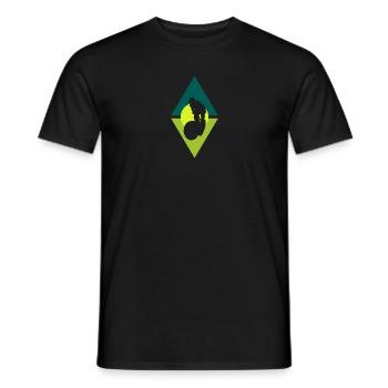 VTT VTT Descente - T-shirt homme - noir - Devant - AI Model Male 178 light (178cm)
