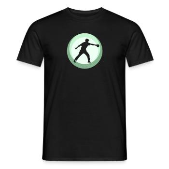 Joueur de tennis de table Table de raquette de tennis de table - T-shirt homme - noir - Devant - AI Model Male 178 light (178cm)