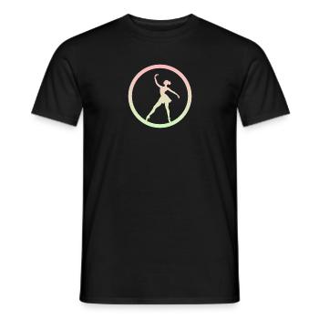Ballerina Ballerina Ballet Dancer - Men's T-Shirt - black - Front - AI Model Male 178 light (178cm)