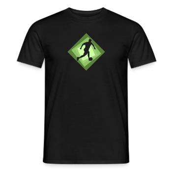 Beach Soccer Joueur de football Beach Soccer - T-shirt homme - noir - Devant - AI Model Male 178 light (178cm)