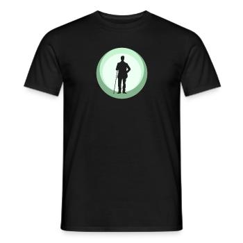 Joueur de billard Billard Boule de billard - T-shirt homme - noir - Devant - AI Model Male 178 light (178cm)