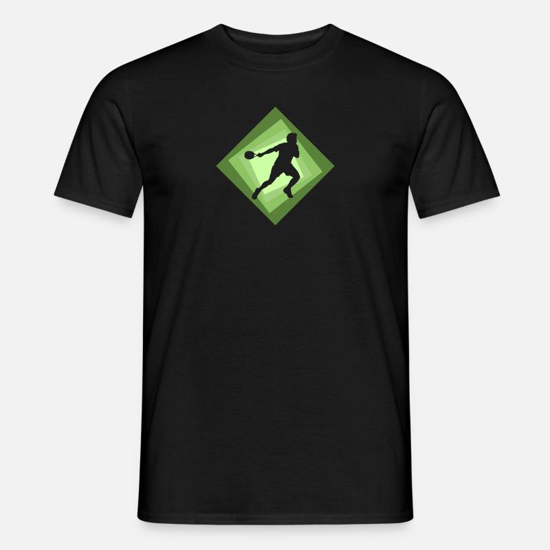 Squash Squashspieler Squashspieler - Männer T-Shirt - Schwarz