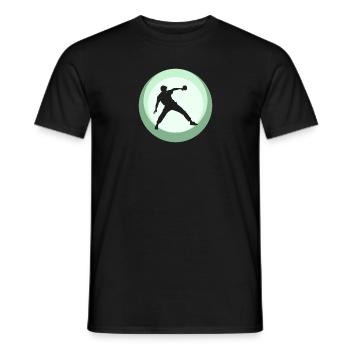 Joueur de tennis de table Raquette de tennis de table - T-shirt homme - noir - Devant - AI Model Male 178 light (178cm)