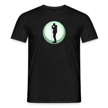Beatboxing Beatboxer Beatbox - Men's T-Shirt - black - Front - AI Model Male 178 light (178cm)