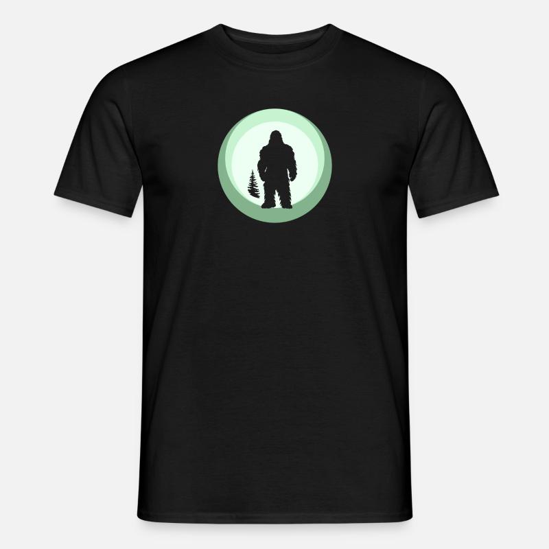 Lochness Yeti Yeti - Männer T-Shirt - Schwarz