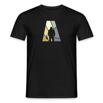 Bigfoot Lochness Yeti - Men's T-Shirt - black - Front - AI Model Male 178 light (178cm)