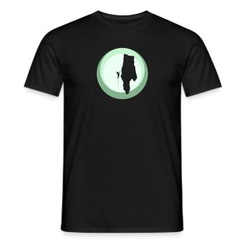 Klettern Bergsteigen Seilklettern - Männer T-Shirt - Schwarz - Vorne - AI Model Male 178 light (178cm)