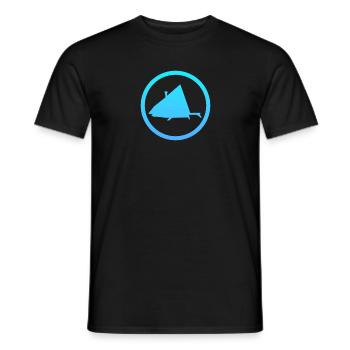Camping Glamping Amoureux de la nature - T-shirt homme - noir - Devant - AI Model Male 178 light (178cm)