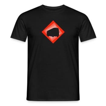 Bus Driver Public Transport Bus Driving - Men's T-Shirt - black - Front - AI Model Male 178 light (178cm)