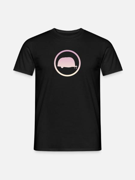 Camper Wohnwagen Wohnwagen - Männer T-Shirt - Schwarz