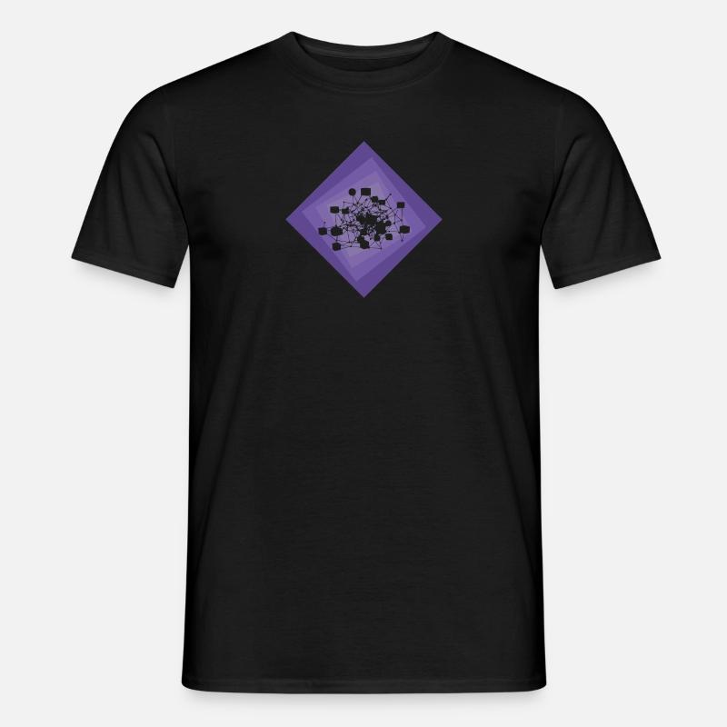 Crypto Bitcoin Kryptowährung - Männer T-Shirt - Schwarz