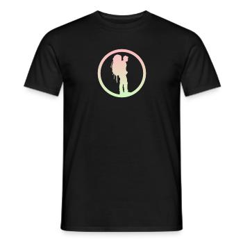Backpacking Wanderer Backpacker - Männer T-Shirt - Schwarz - Vorne - AI Model Male 178 light (178cm)