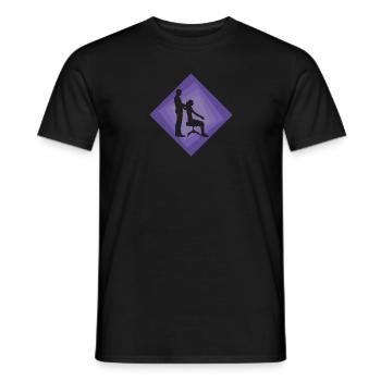Chiropractor, Chiropractor, Medical Doctor - Men's T-Shirt - black - Front - AI Model Male 178 light (178cm)